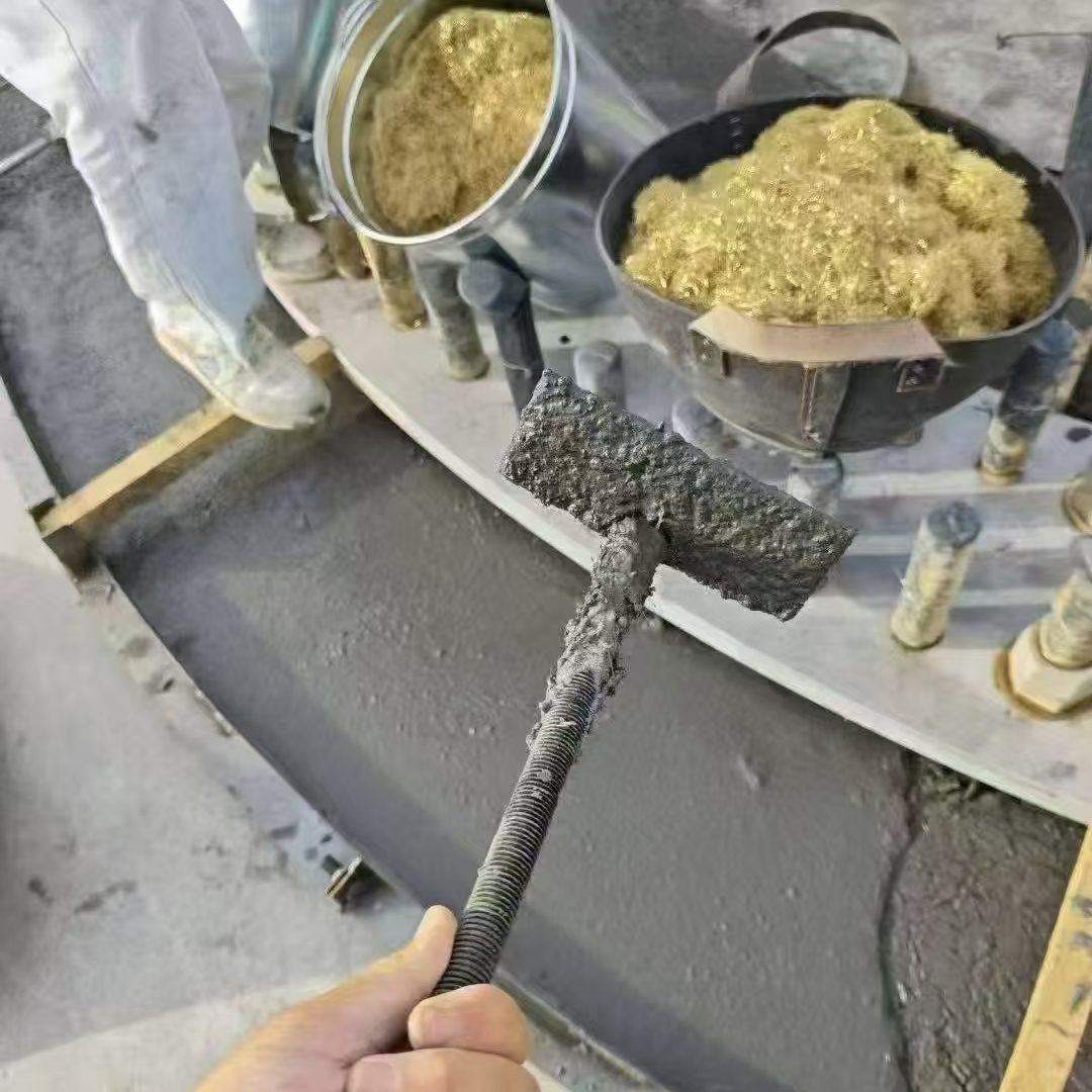 蓝山C120钢纤维高强无收灌浆料 轧机压缩机汽轮机发电机锻压设备底座灌浆材料